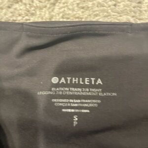 Athleta Black Elation Train Leggings